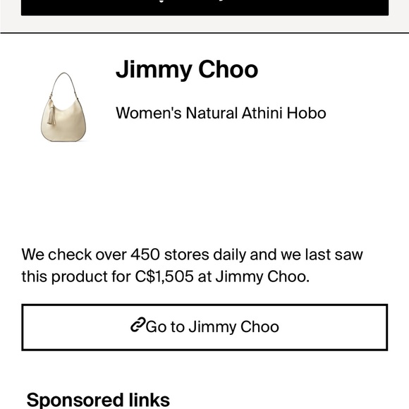Jimmy Choo Tahini Hobo bag - Picture 8 of 8